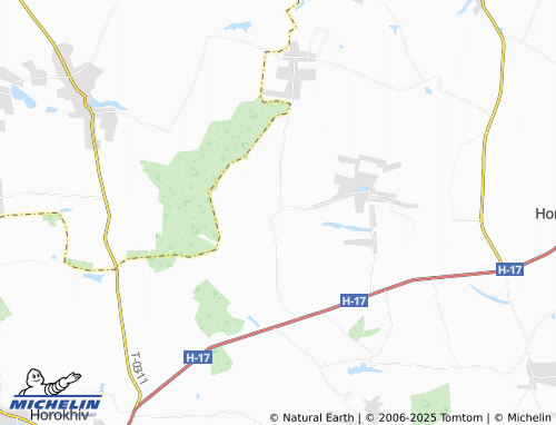 MICHELIN-Landkarte Pustomyty - ViaMichelin