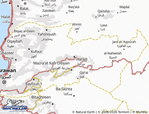 Mapa MICHELIN Harajil - ViaMichelin