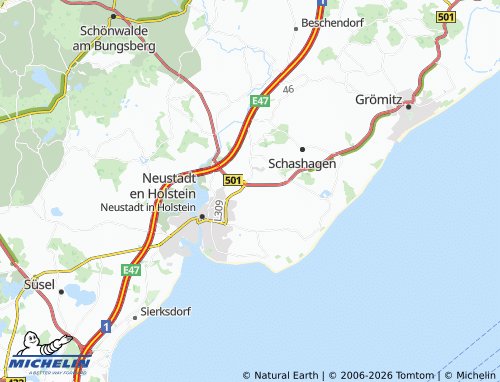 MICHELIN Merkendorf map - ViaMichelin