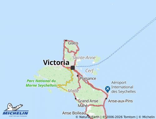 Mappa MICHELIN Persévérance - ViaMichelin