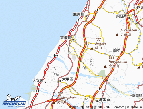Mapa MICHELIN hua long - ViaMichelin