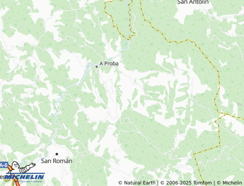 MICHELIN Ribón (Santa Mariña) map - ViaMichelin