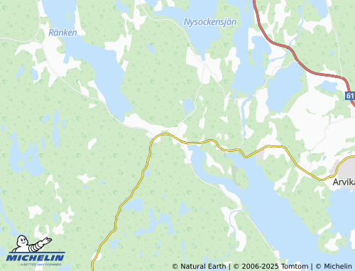 MICHELIN Sulvik map - ViaMichelin