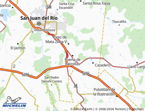 Mapa MICHELIN Puerta de Palmillas - ViaMichelin