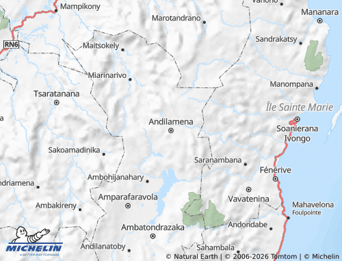 Mapa MICHELIN Andilamena - ViaMichelin