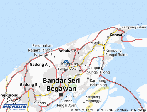 Mapa MICHELIN Kampung Lambak B - ViaMichelin