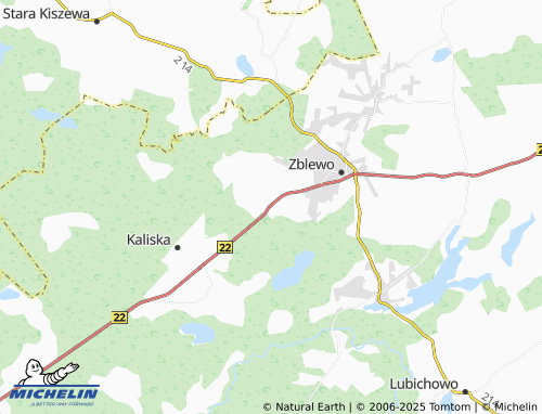 MICHELIN Bytonia map - ViaMichelin