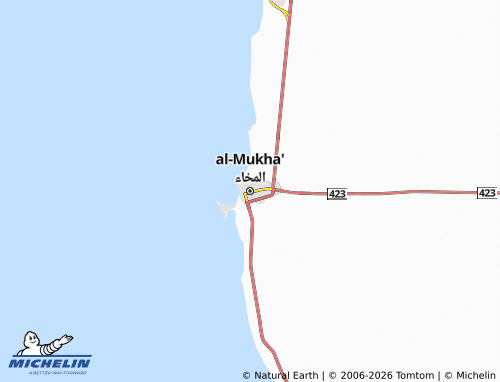 MICHELIN Al Mukha map - ViaMichelin