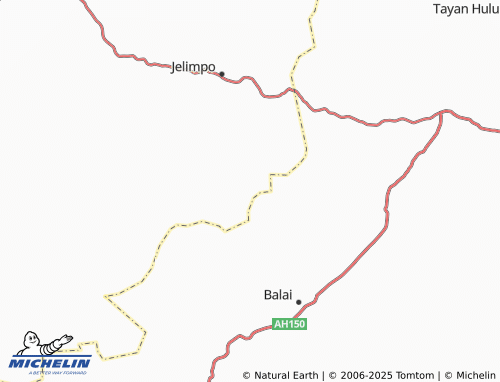 MICHELIN Angan Tembawang map - ViaMichelin