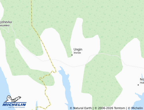 MICHELIN-Landkarte Ungin - ViaMichelin