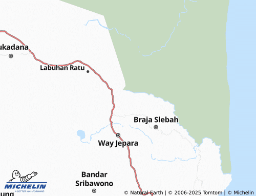 MICHELIN Braja Asri map - ViaMichelin