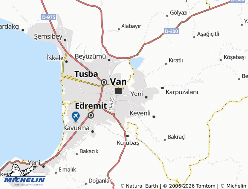 MICHELIN Şerefiye map - ViaMichelin