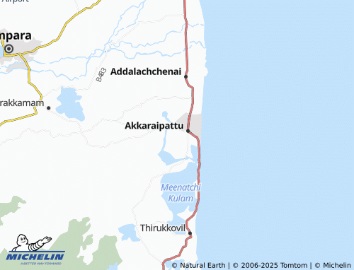 MICHELIN Vachchikudah map - ViaMichelin