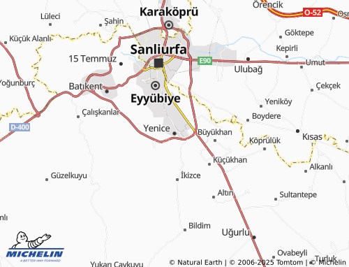 MICHELIN-Landkarte Yenice - ViaMichelin