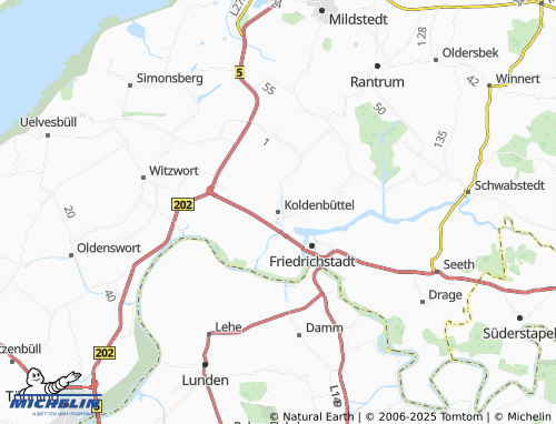 MICHELIN Koldenbüttel map - ViaMichelin