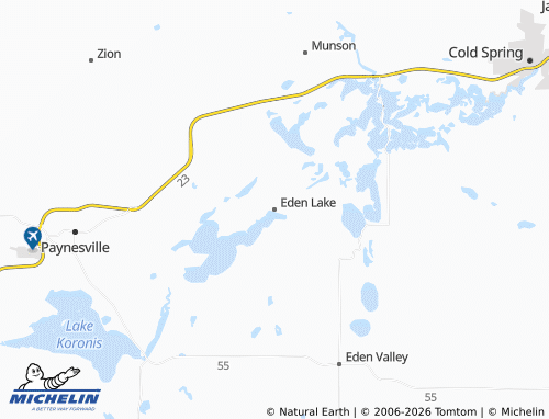 Mapa MICHELIN Eden Lake - ViaMichelin