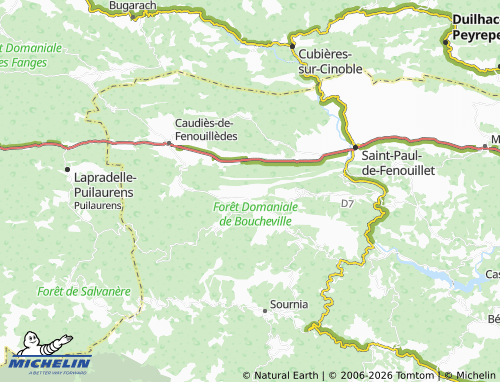 MICHELIN Fosse map - ViaMichelin