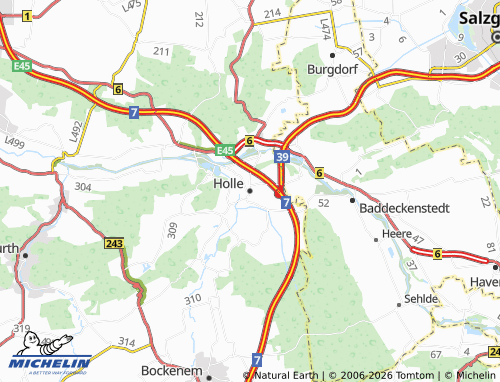 MICHELIN Holle map - ViaMichelin