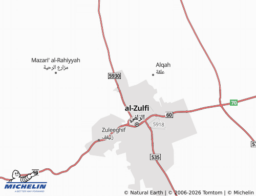 MICHELIN King Abdullah map - ViaMichelin