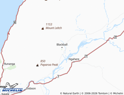 Mapa MICHELIN Blackball - ViaMichelin