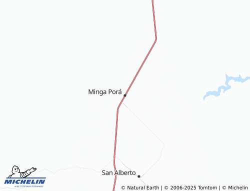 MICHELIN Minga Porá map - ViaMichelin