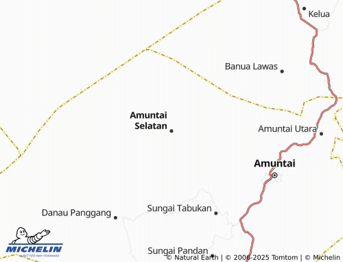 MICHELIN Amuntai Selatan map - ViaMichelin
