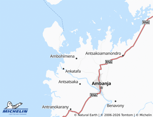 Mappa MICHELIN Ambohimena - ViaMichelin