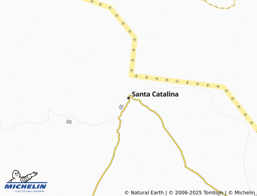 MICHELIN Santa Catalina map - ViaMichelin