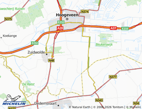 MICHELIN Alteveer map - ViaMichelin