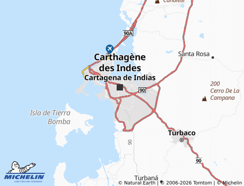 Carte MICHELIN Calamares - ViaMichelin