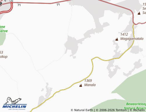 MICHELIN-Landkarte Tsakane - ViaMichelin