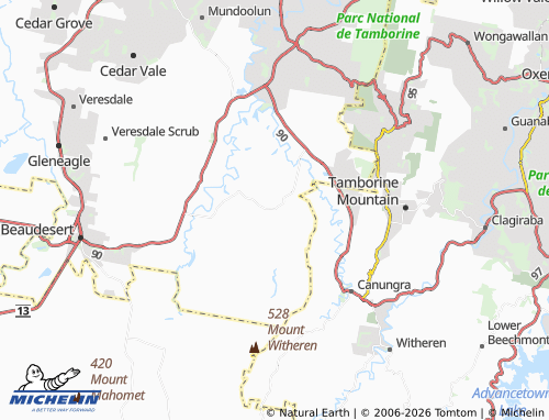 MICHELIN Biddaddaba map - ViaMichelin