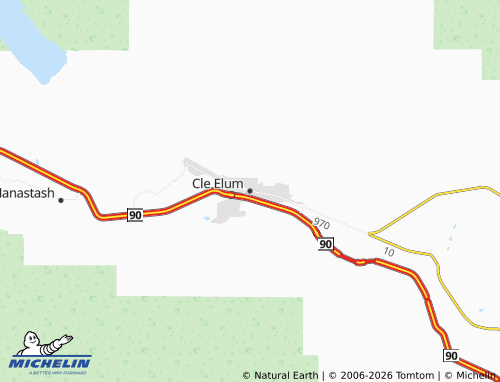 Mapa MICHELIN Cle Elum - ViaMichelin