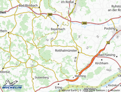 MICHELIN Hubreith map - ViaMichelin