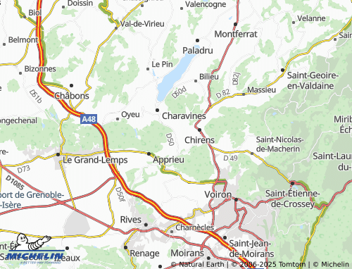 MICHELIN Le Guillermet map - ViaMichelin