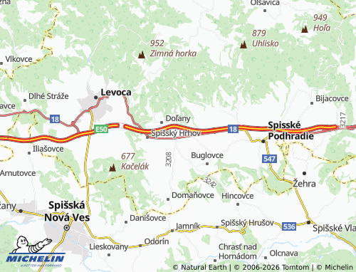 Kaart MICHELIN Klčov - ViaMichelin
