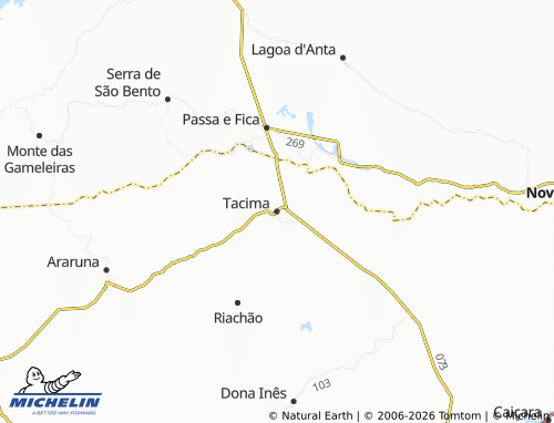 MICHELIN Tacima map - ViaMichelin