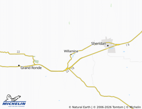 Mappa MICHELIN Willamina - ViaMichelin