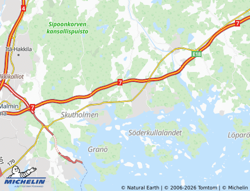 MICHELIN-Landkarte Björkhaga - ViaMichelin