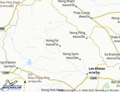 MICHELIN Nong Fai map - ViaMichelin