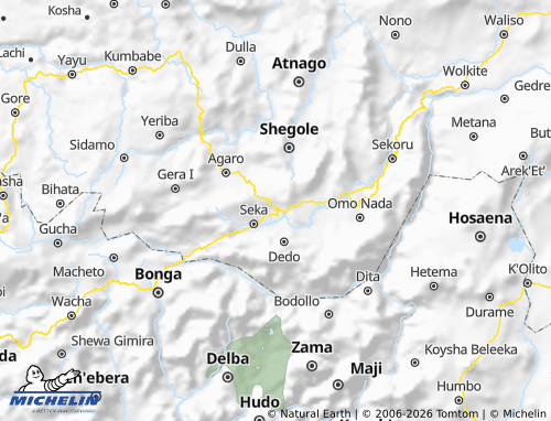 Mapa MICHELIN Jima - ViaMichelin