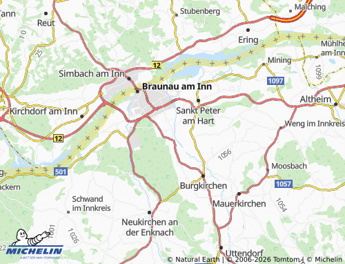 MICHELIN Oberaching map - ViaMichelin