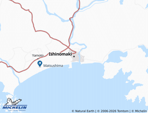 Kaart MICHELIN Ishinomaki - ViaMichelin