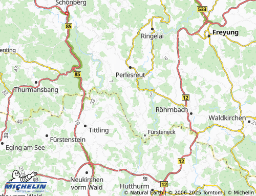 MICHELIN-Landkarte Aschberg - ViaMichelin