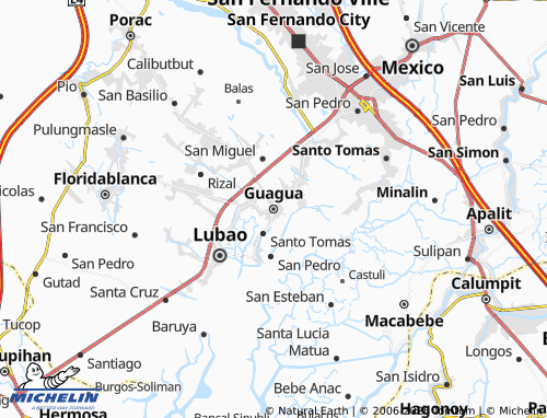 MICHELIN Guagua map - ViaMichelin