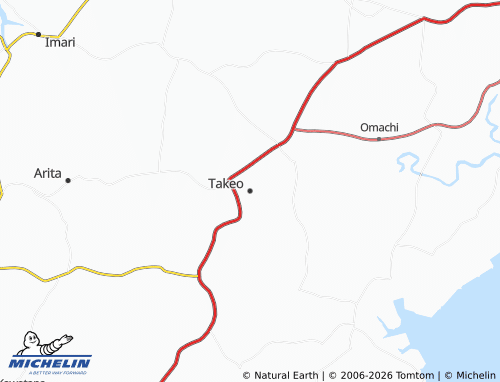 Carte MICHELIN Takeo - ViaMichelin