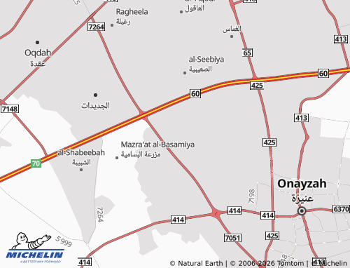 MICHELIN-Landkarte Al Mudwiah - ViaMichelin