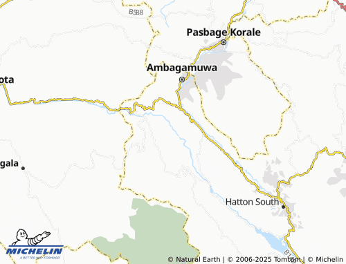 MICHELIN Homagama map - ViaMichelin