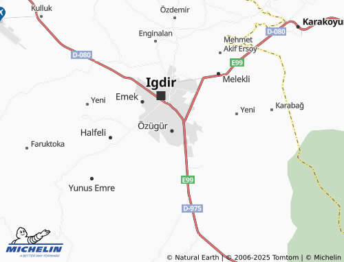 MICHELIN Uzgur map - ViaMichelin
