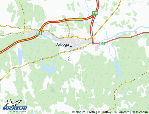 MICHELIN Brattberget map - ViaMichelin